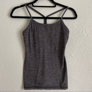 Lululemon Striped PowerY  tank - Size 4
